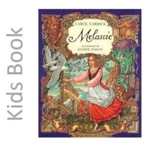 3/$13 MELANIE children book about blind girl by Carol Carrick book